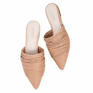 SCHUTZ Safeya Flats in Honey Beige size 8.5